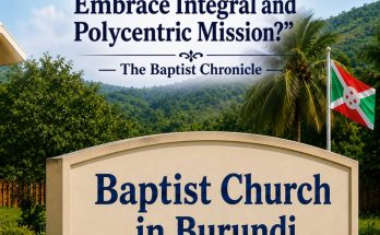 AI-generated photo illustrating the Baptist Church in Burundi